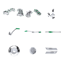 Kit completo Whole collection Deluxe chrome and green