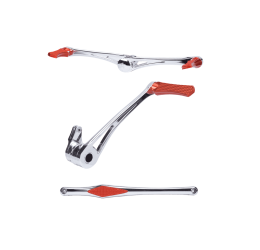 Kit completo Foot control family pack - chrome and red
