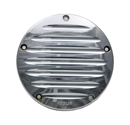 Derby Cover grooved chrome