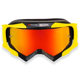 Goggles X FUN 18 Type Black/Yellow Fluo con Lente Mirror Multi Layer