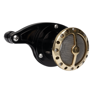 Filtro aria Velocity Stack challenger design Milwaukee 8 engine - black cap brass